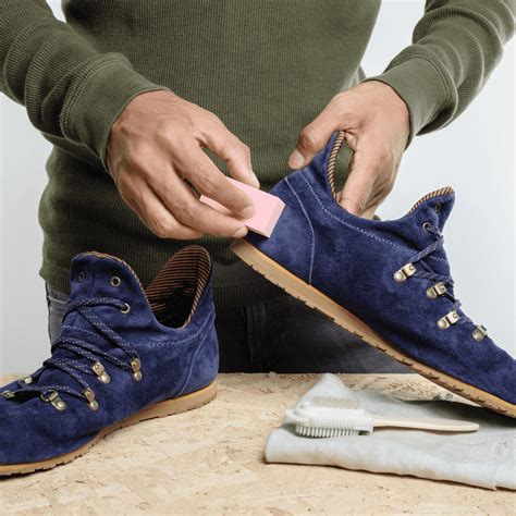 my fake suede shoe got hard
